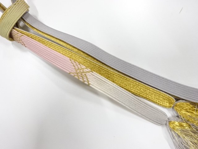 正絹　手組帯締め